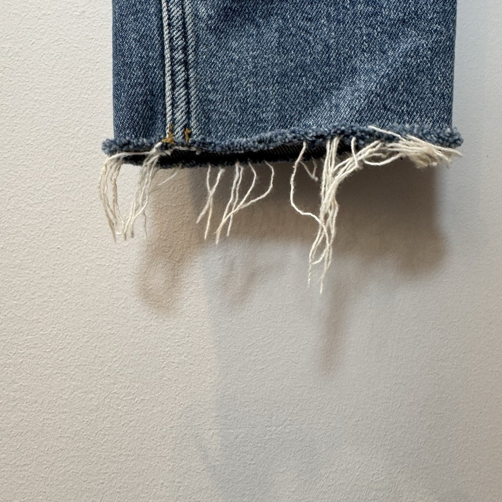 RE / DONE size 24 Mid‎ 90's High-Rise ankle crop stretch button fly Redone NWOT - Picture 2 of 12